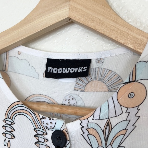 Nooworks Bridge Print Button Front Dress - Picture 7 of 8